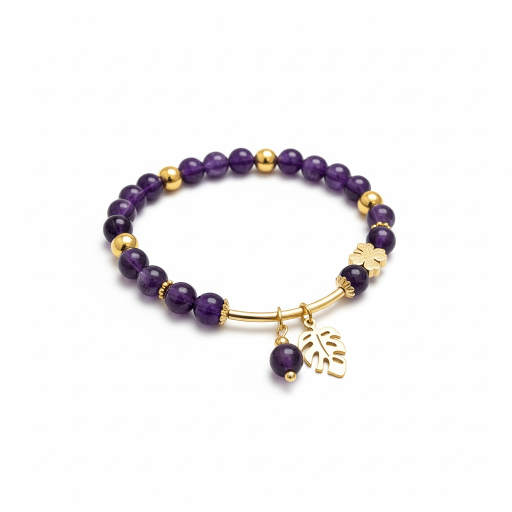 Bracelet Litho Améthyste