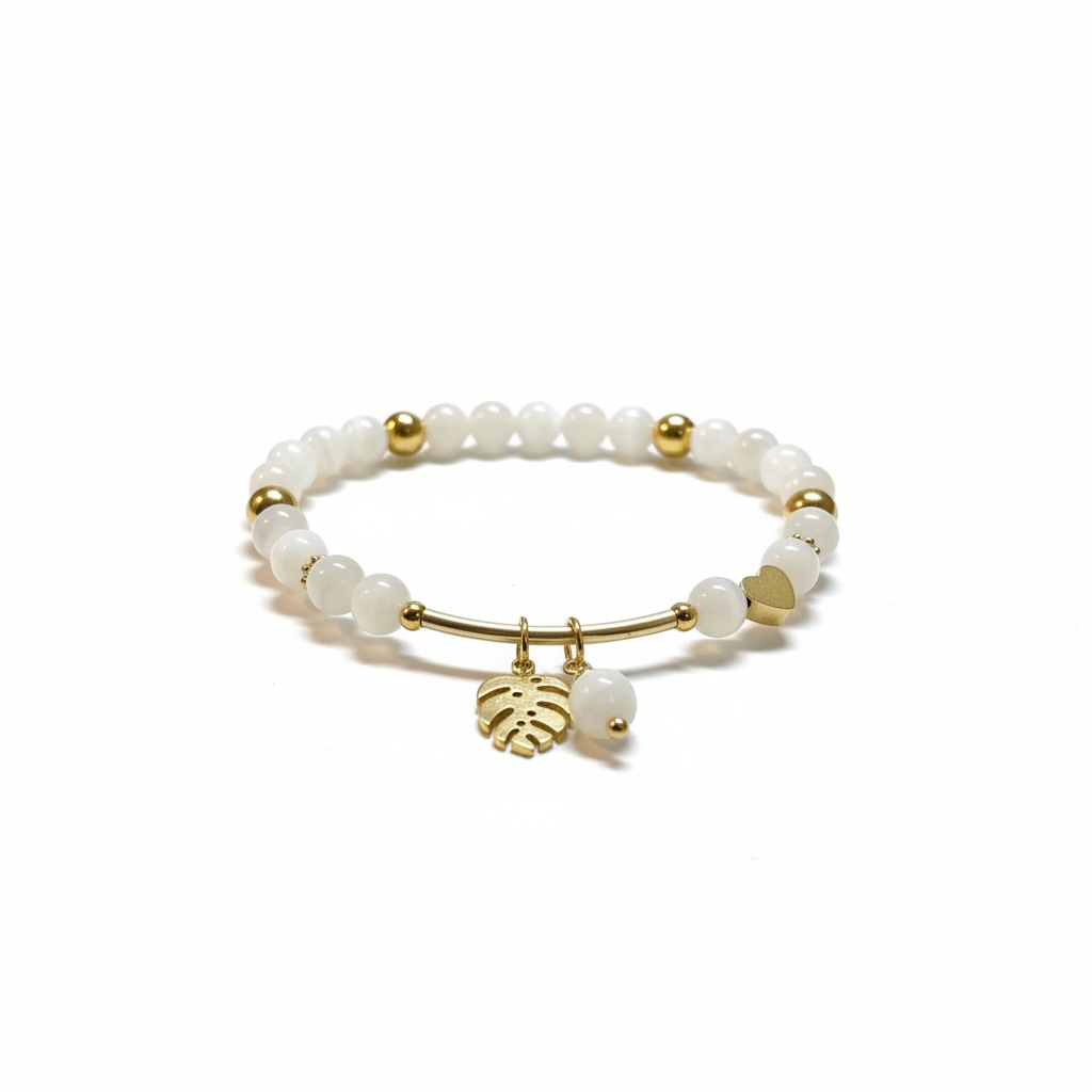 Litho Moon stone Bracelet