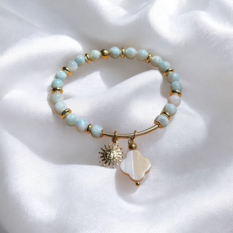 Litho Bracelet — Larimar