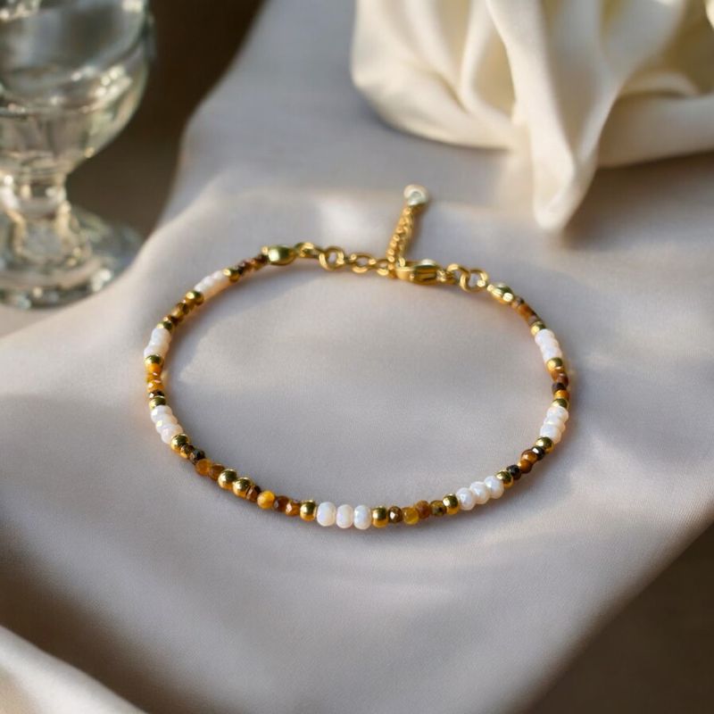 Sidonie Bracelet — Tiger eye