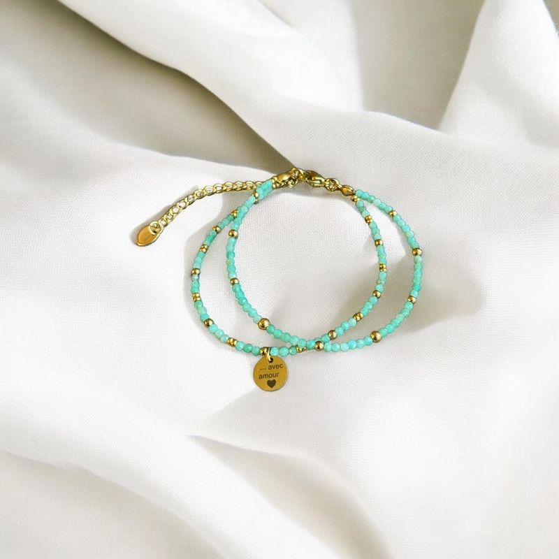 Leonie bracelet — Amazonite